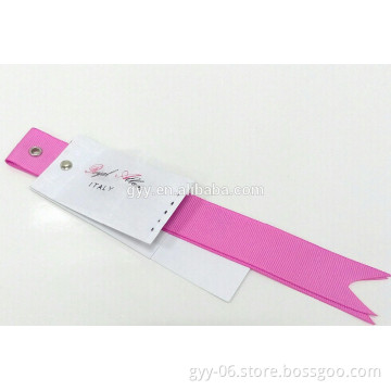 New Design Custom Paper Garment Hang Tag with Eyelet